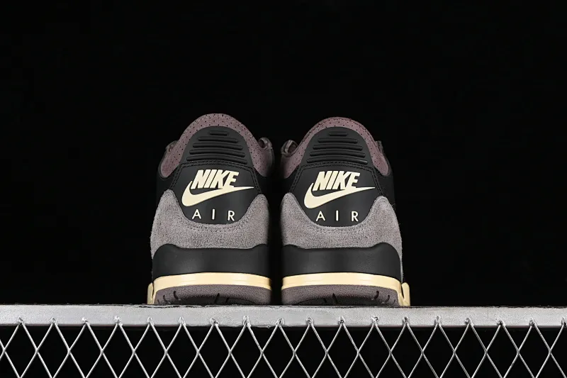All categories Air Jordan Jordan series basketball shoes Air Jordan 3 foreign trade version A Ma Maniere x Air Jordan 3 Retro "Black" AJ3 Joe 3 joint model FZ4811-001
